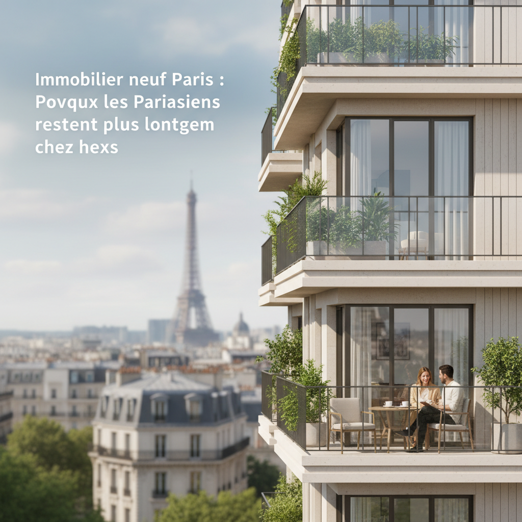 Article immobilier neuf Paris : Immobilier neuf Paris : Pourquoi les Parisiens restent