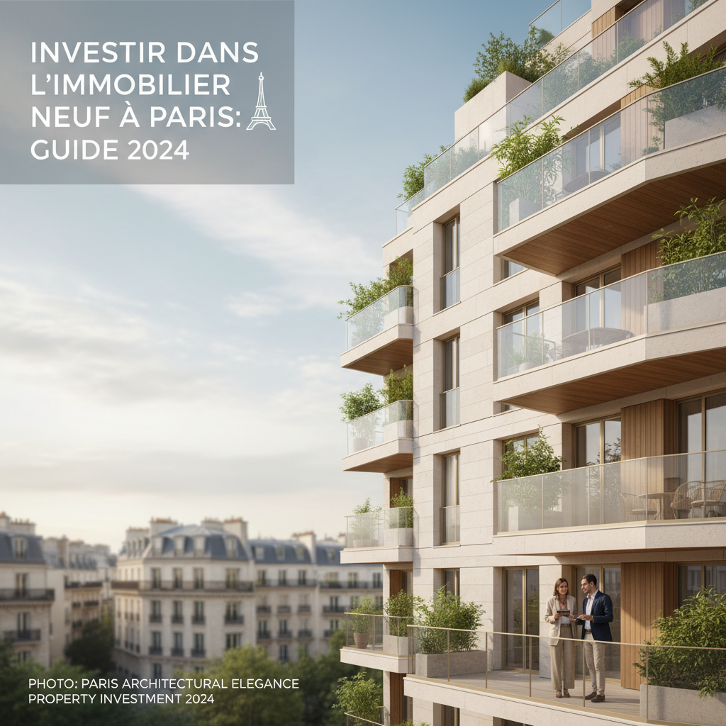 Article immobilier neuf Paris : Investir dans l'immobilier neuf à Paris: Guide 2024