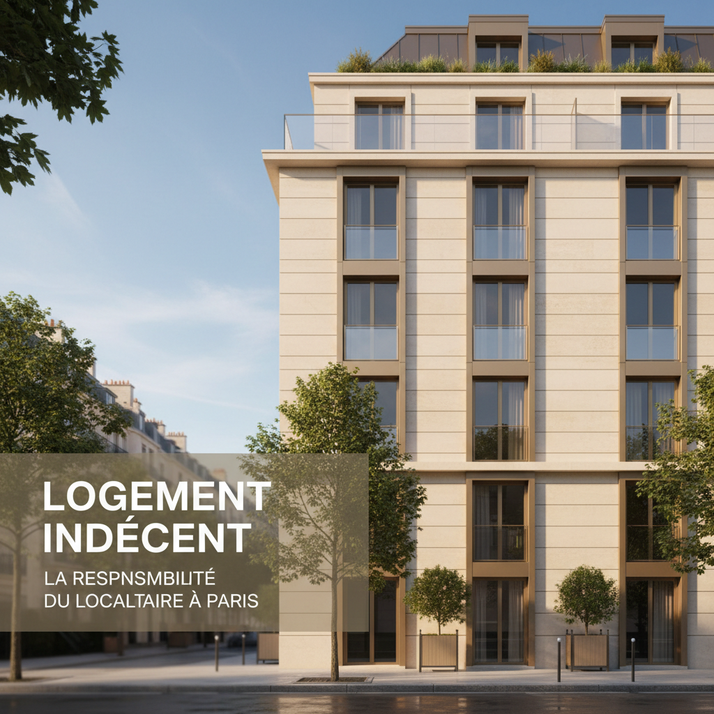 Article immobilier neuf Paris : Logement indécent : la responsabilité du locataire à Paris