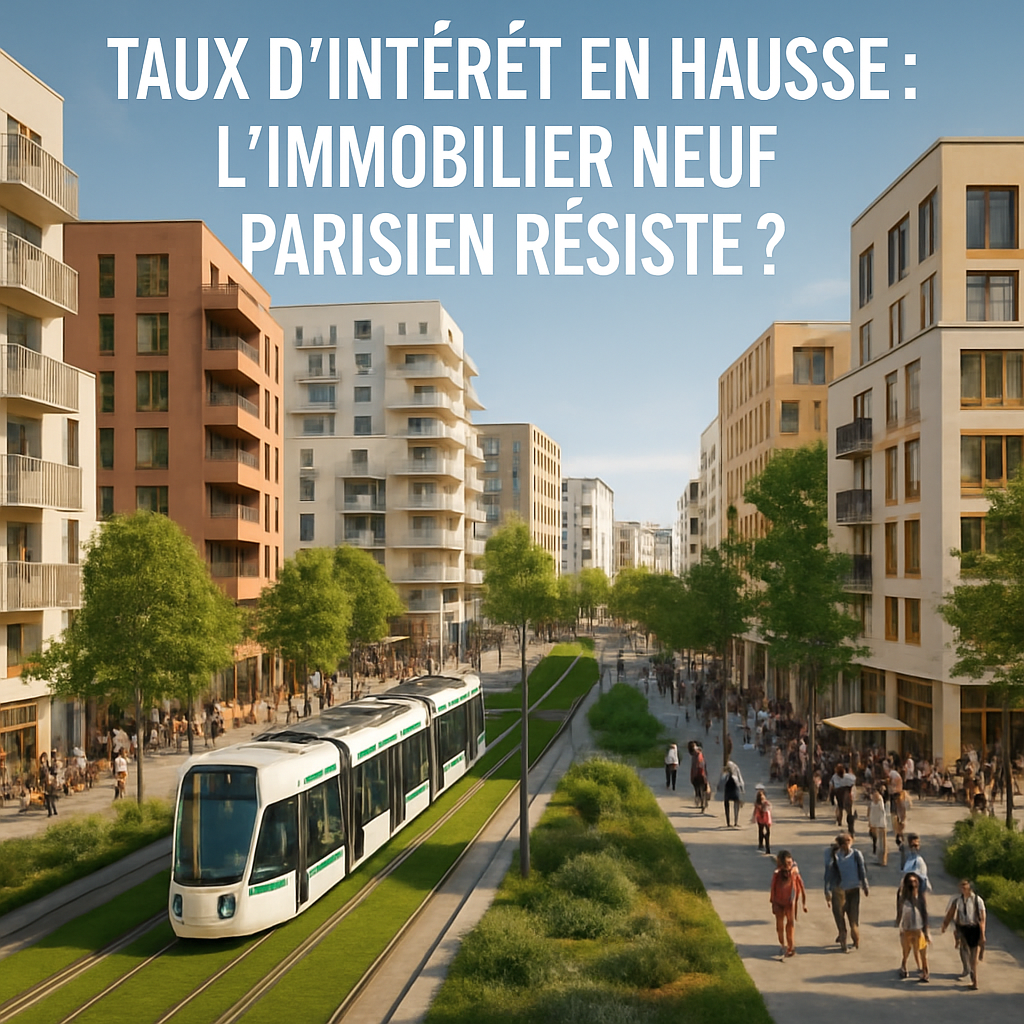 Article immobilier neuf Paris : Taux d'intérêt en hausse : l'immobilier neuf parisien résiste? - LUTECIA Patrimoine